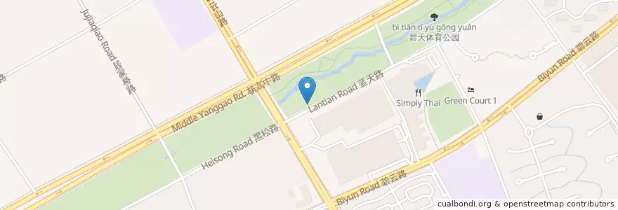 Mapa de ubicacion de Tesla Supercharger Jinqiao en 中国, 上海市, 浦東新区.