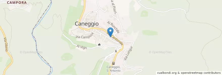 Mapa de ubicacion de Caneggio en Switzerland, Ticino, Distretto Di Mendrisio, Circolo Di Caneggio, Breggia.
