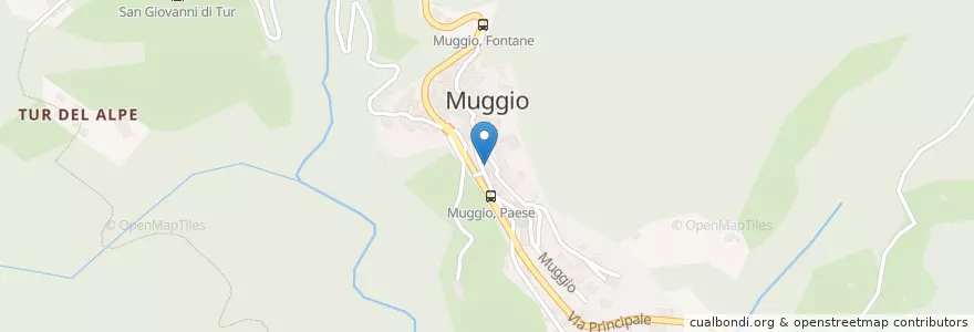 Mapa de ubicacion de Ristorante Stella en Швейцария, Тичино, Мендризио, Circolo Di Caneggio, Breggia.