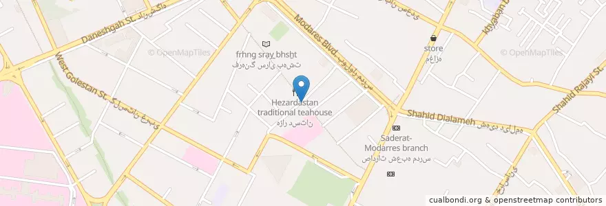 Mapa de ubicacion de مسجد و مجتمع فرهنگی خاتم‌الانبیاء en Irán, Jorasán Razaví, شهرستان مشهد, مشهد, بخش مرکزی شهرستان مشهد.