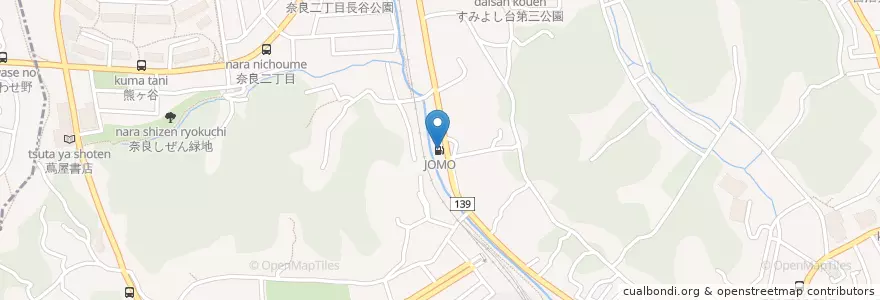 Mapa de ubicacion de ENEOS en Japón, Prefectura De Kanagawa, Yokohama, 青葉区.