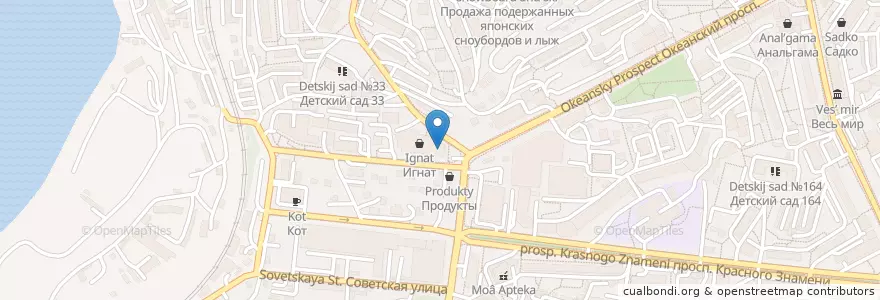 Mapa de ubicacion de Монастырёв.рф en Russie, District Fédéral Extrême-Oriental, Kraï Du Primorie, Владивостокский Городской Округ.