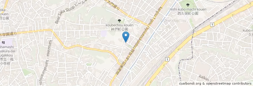 Mapa de ubicacion de 大和田医院(内科) en Japan, 神奈川県, Yokohama, 保土ヶ谷区.
