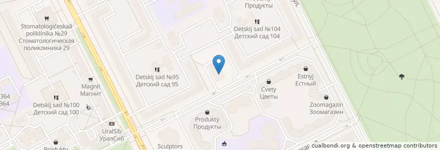 Mapa de ubicacion de Норма en Russia, Northwestern Federal District, Leningrad Oblast, Saint Petersburg, Фрунзенский Район, Георгиевский Округ.