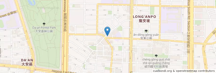 Mapa de ubicacion de 瑞安豆漿大王 en 台湾, 新北市, 台北市, 大安区.