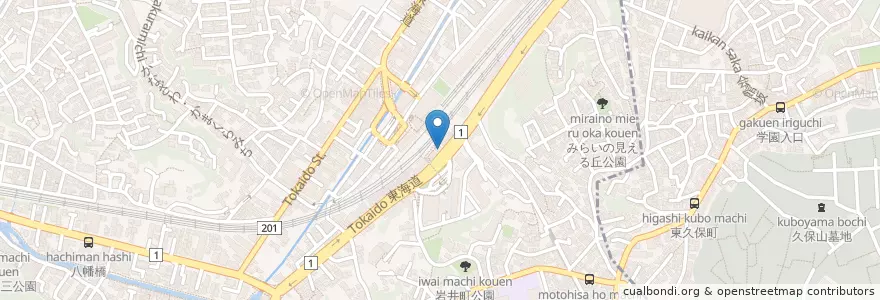 Mapa de ubicacion de ほどがや 千成鮨 en 日本, 神奈川縣, 横滨市, 保土ヶ谷区.