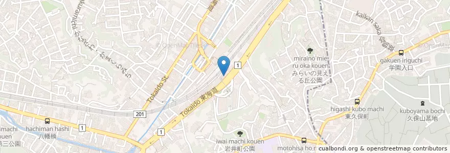Mapa de ubicacion de アップル歯科 en 日本, 神奈川縣, 横滨市, 保土ヶ谷区.