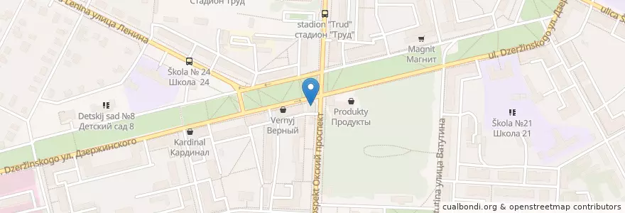 Mapa de ubicacion de Суши-Ням en Rusland, Centraal Federaal District, Oblast Moskou, Коломенский Городской Округ.