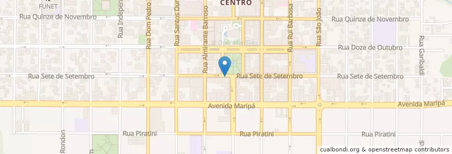 Mapa de ubicacion de Ponto de Táxi Praça Willy Barth en ブラジル, 南部地域, パラナ, Região Geográfica Intermediária De Cascavel, Microrregião Toledo, Toledo.