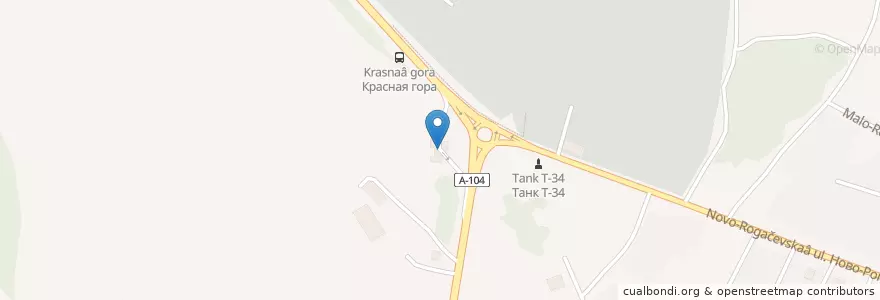 Mapa de ubicacion de Shell en روسيا, Центральный Федеральный Округ, محافظة موسكو, Дмитровский Городской Округ.