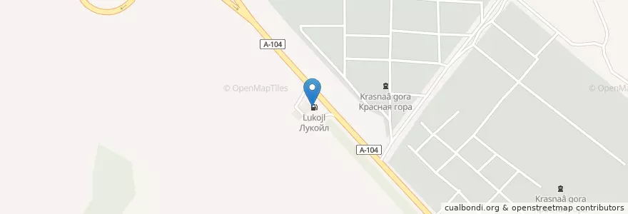 Mapa de ubicacion de Лукойл en Rusia, Distrito Federal Central, Óblast De Moscú, Дмитровский Городской Округ.