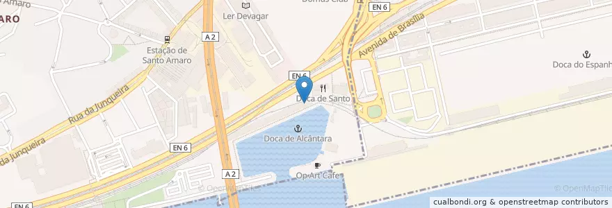 Mapa de ubicacion de Irish & Co. en Portekiz, Área Metropolitana De Lisboa, Lisboa, Grande Lisboa, Alcântara.