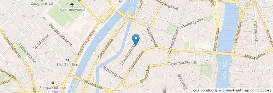 Mapa de ubicacion de Mizuho en Suisse, Zurich, District De Zurich, Zurich.
