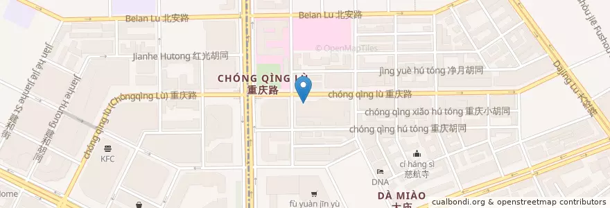 Mapa de ubicacion de Starbucks Cafe en China, Jilin, Changchun City, Nanguan District, Ziqiang Subdistrict.