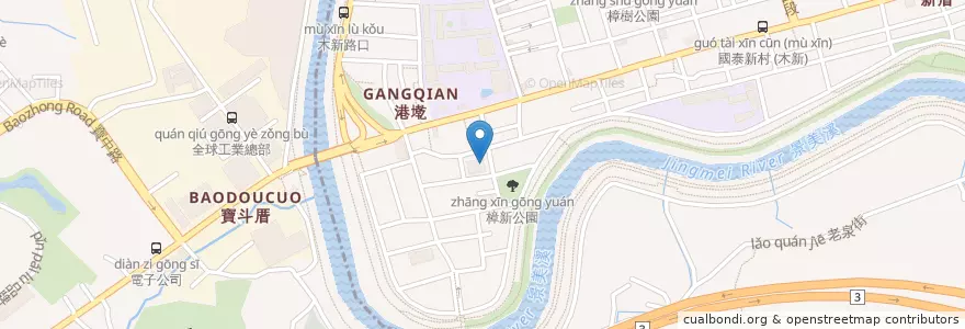Mapa de ubicacion de 力行分館 en 台湾, 新北市, 台北市, 文山区.