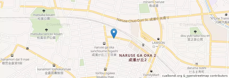 Mapa de ubicacion de バーミヤン en 일본, 도쿄도, 町田市.