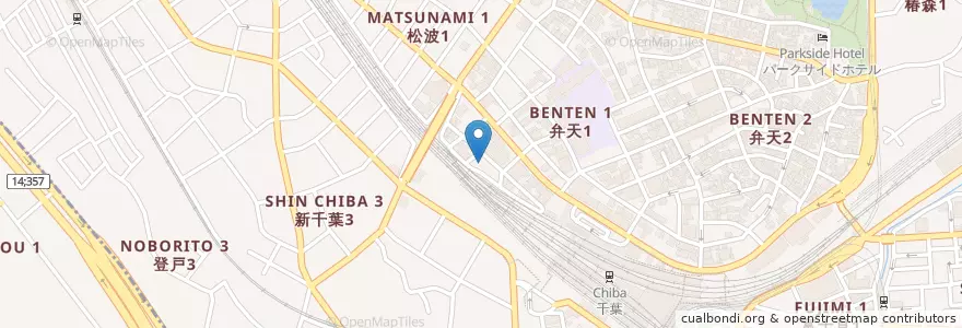 Mapa de ubicacion de ニッポンレンタカー en Japão, 千葉県, 千葉市, 中央区.