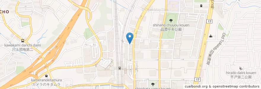 Mapa de ubicacion de 湘南ゼミナール en 일본, 가나가와현, 요코하마시, 戸塚区.