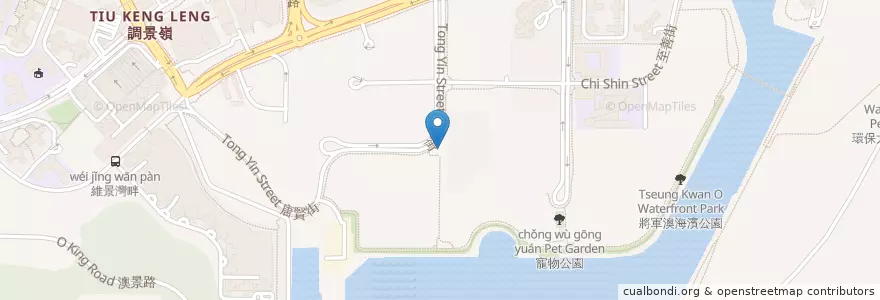 Mapa de ubicacion de 公眾單車泊位 en China, Guangdong, Hong Kong, New Territories, Sai Kung District.