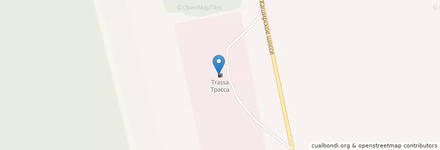 Mapa de ubicacion de Трасса en Rusia, Distrito Federal Central, Óblast De Moscú, Городской Округ Домодедово.