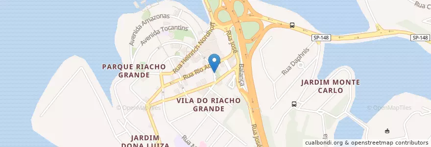 Mapa de ubicacion de Ponto 22 en 巴西, 东南部, 圣保罗, Região Geográfica Intermediária De São Paulo, Região Metropolitana De São Paulo, Região Imediata De São Paulo, São Bernardo Do Campo.