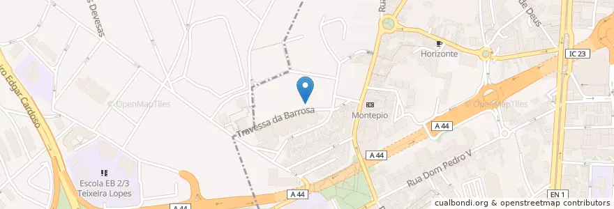 Mapa de ubicacion de Fundação Conservatório Regional de Gaia en Португалия, Северный, Área Metropolitana Do Porto, Porto, Vila Nova De Gaia, Mafamude E Vilar Do Paraíso.