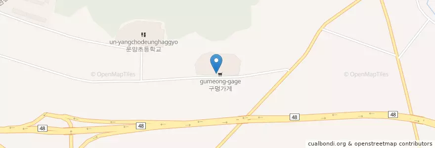 Mapa de ubicacion de 화성파크드림카페 en South Korea, Gyeonggi-Do, Gimpo-Si.