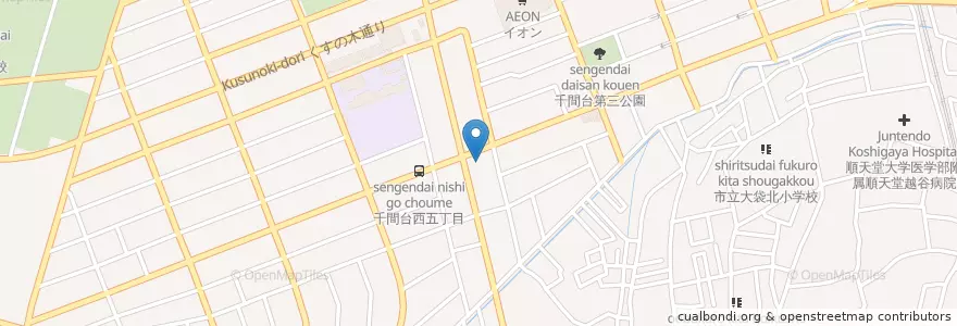 Mapa de ubicacion de JOMO en Япония, Сайтама, 越谷市.