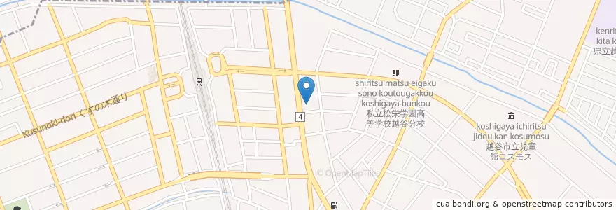 Mapa de ubicacion de マクドナルド en Japan, Präfektur Saitama, 越谷市.
