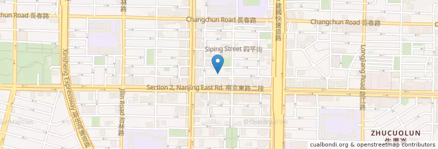 Mapa de ubicacion de 66巷創意鮮魚料理 en 臺灣, 新北市, 臺北市, 中山區.