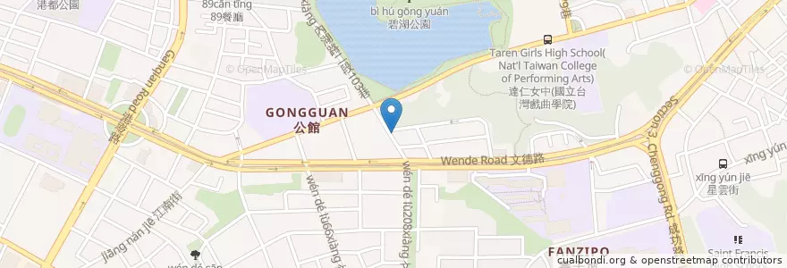 Mapa de ubicacion de 明忠自助餐 en تایوان, 新北市, تایپه, 內湖區.