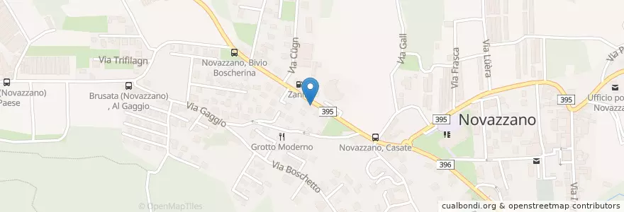 Mapa de ubicacion de Vignabella en Suisse, Novazzano, Tessin, Circolo Di Stabio, District De Mendrisio, Circolo Di Stabio, Novazzano.