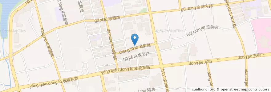 Mapa de ubicacion de 若可甜品 en 中国, 福建省, 福州市, 鼓楼区.