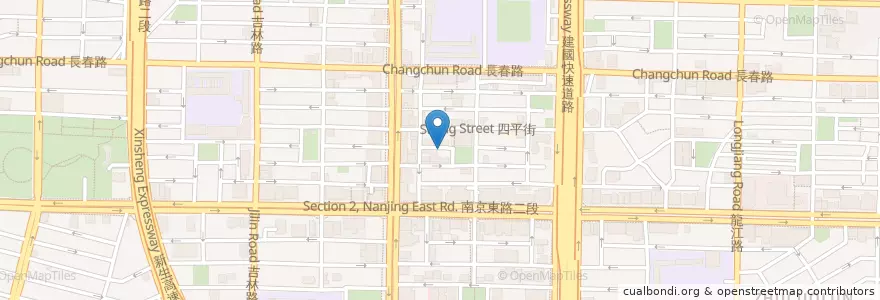 Mapa de ubicacion de 韓食村 en Тайвань, Новый Тайбэй, Тайбэй, 中山區.