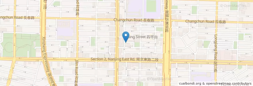 Mapa de ubicacion de 鑫如意傳統小吃 en Tayvan, 新北市, Taipei, 中山區.