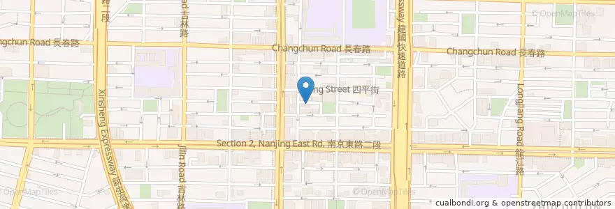 Mapa de ubicacion de 雲&泰 en Taïwan, Nouveau Taipei, Taipei, District De Zhongshan.