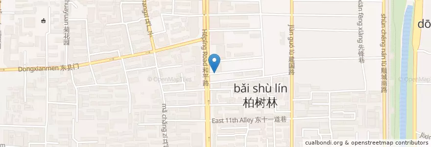 Mapa de ubicacion de 金汉斯 en Cina, Shaanxi, 西安市, 碑林区 (Beilin).