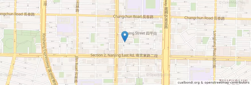 Mapa de ubicacion de LA VIE RESTAURANT微咖啡 en Taiwan, 新北市, Taipei, 中山區.