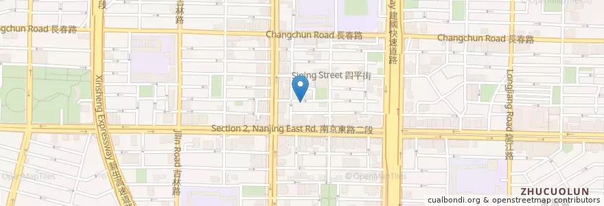 Mapa de ubicacion de 伊藤之右衛門 en Taiwan, 新北市, Taipei, 中山區.