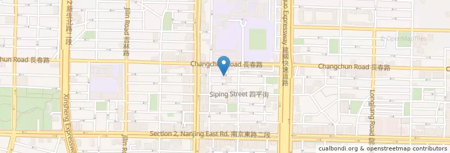 Mapa de ubicacion de 麻辣鍋清香鍋 en Тайвань, Новый Тайбэй, Тайбэй, 中山區.
