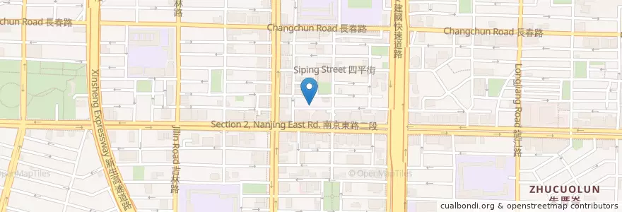 Mapa de ubicacion de 方園素食自助餐 en Тайвань, Новый Тайбэй, Тайбэй, 中山區.