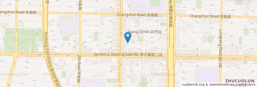 Mapa de ubicacion de 金巨排骨 en Taiwan, 新北市, Taipei, 中山區.