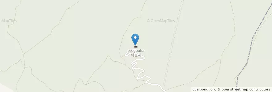 Mapa de ubicacion de 석불사 en Corea Del Sur, Busan, 북구, 만덕동.