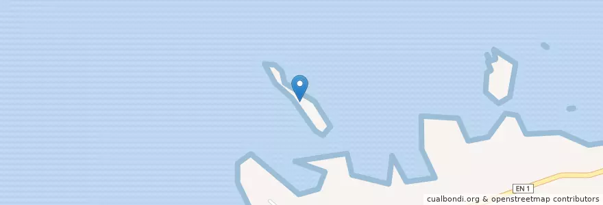 Mapa de ubicacion de Ilhéu da Baleia en Portekiz, Ilhéu Da Baleia, Açores, Graciosa.