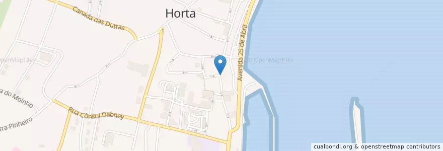 Mapa de ubicacion de Farmácia Lecoq en Portugal, Azores, Faial, Horta.