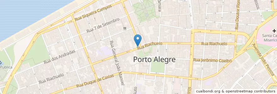 Mapa de ubicacion de Tuyuty Pub en Brazil, Jižní Region, Rio Grande Do Sul, Região Metropolitana De Porto Alegre, Região Geográfica Intermediária De Porto Alegre, Região Geográfica Imediata De Porto Alegre, Porto Alegre.