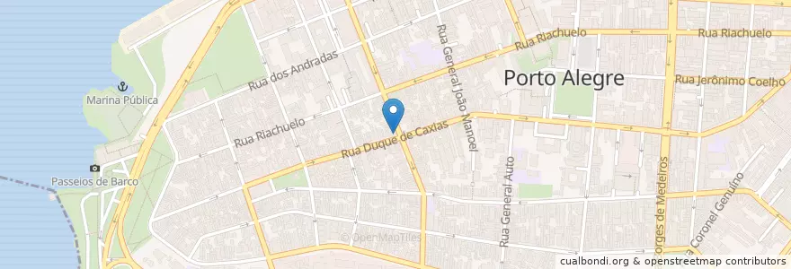 Mapa de ubicacion de Champanharia Ovelha Negra en البَرَازِيل, المنطقة الجنوبية, ريو غراندي دو سول, Região Metropolitana De Porto Alegre, Região Geográfica Intermediária De Porto Alegre, Região Geográfica Imediata De Porto Alegre, بورتو أليغري.