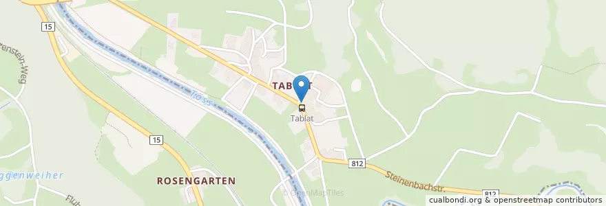Mapa de ubicacion de Tablat en Suisse, Zurich, Bezirk Pfäffikon, Wila.