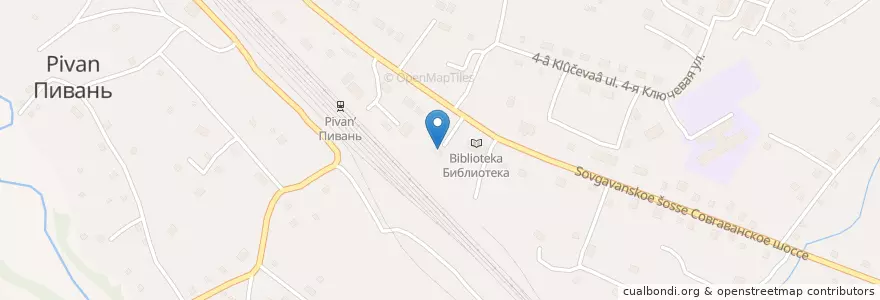 Mapa de ubicacion de Пивань 681070 en روسيا, Дальневосточный Федеральный Округ, خاباروفسك كراي, Комсомольский Район, Сельское Поселение Село Пивань.