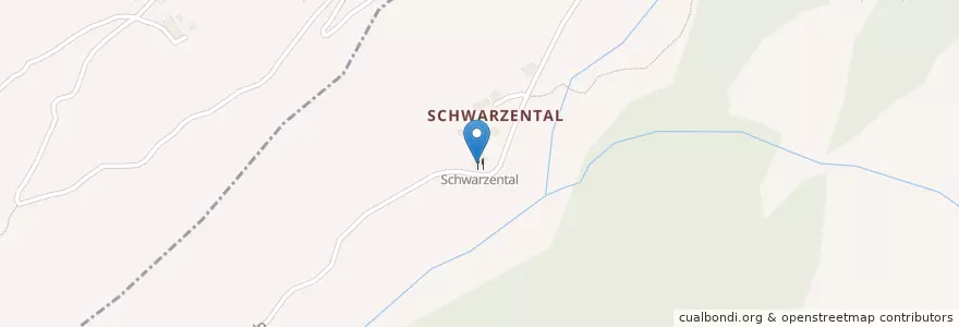 Mapa de ubicacion de Schwarzental en 瑞士, 伯尔尼, Verwaltungsregion Oberland, Verwaltungskreis Interlaken-Oberhasli, Innertkirchen.